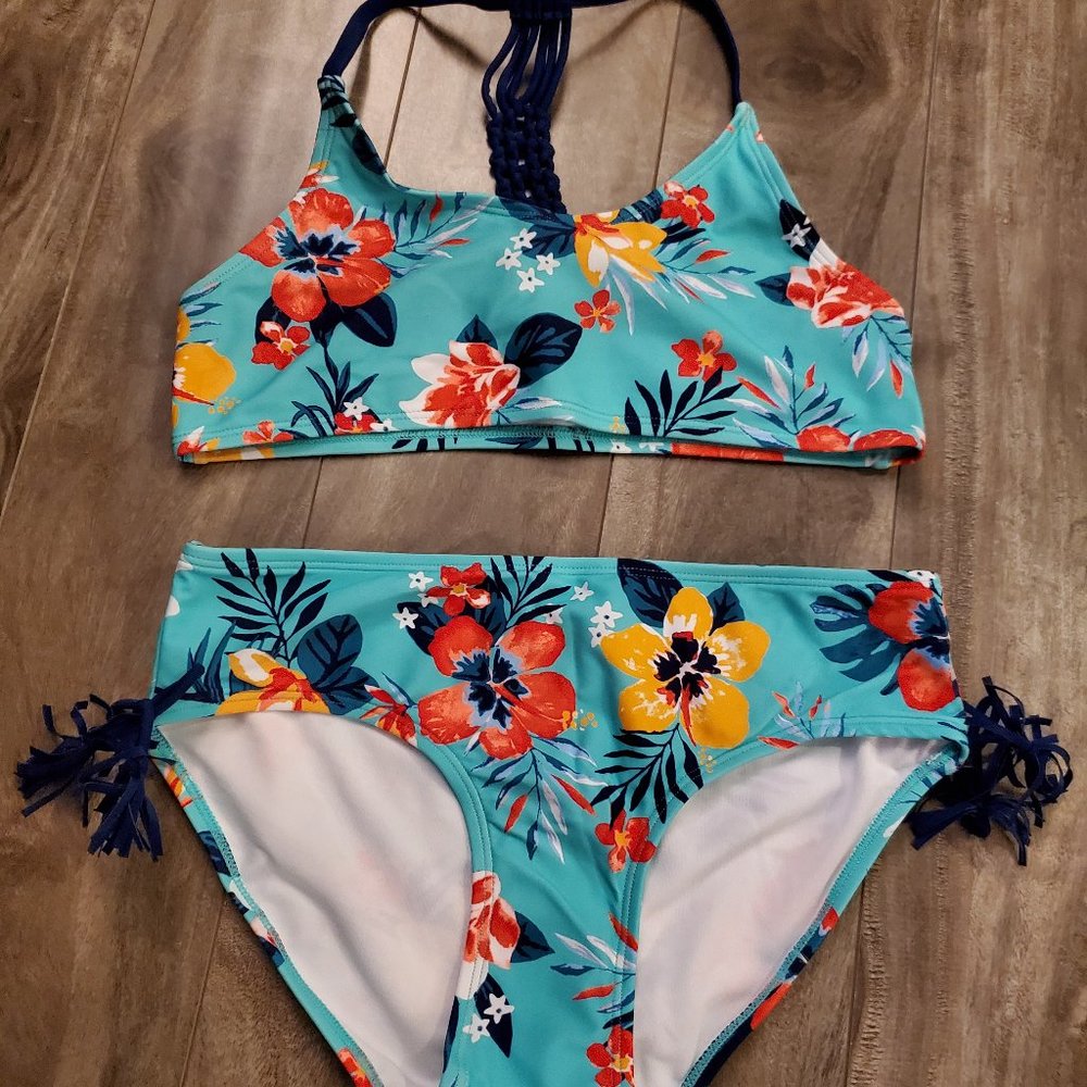NWOT Kids 14 Kanu Bikini